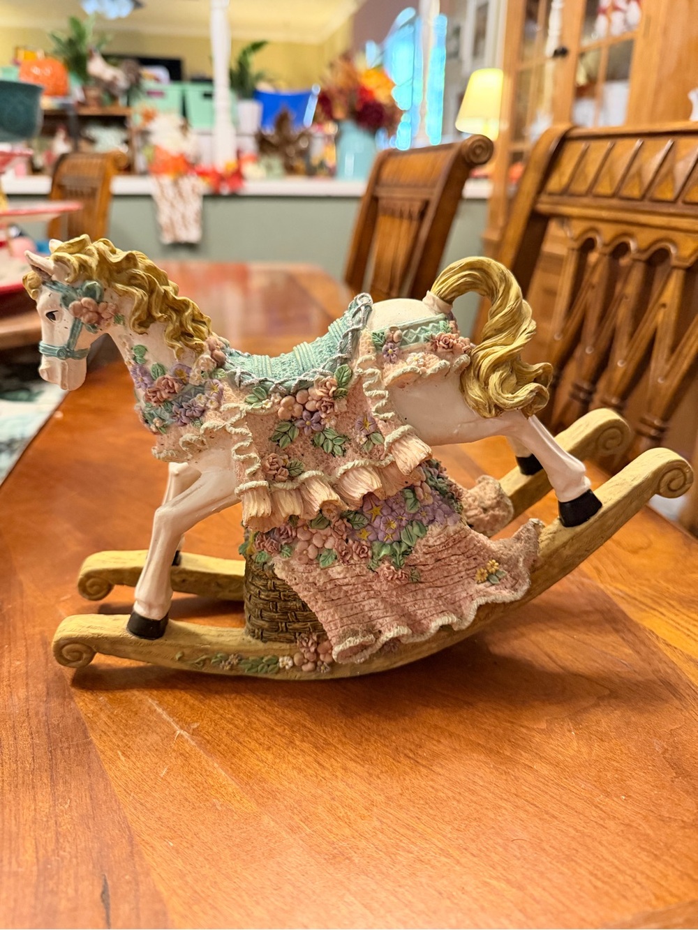 Classic Treasures Rocking Horse Figurine Music Box